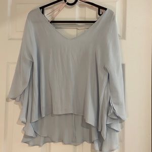 Baby blue top